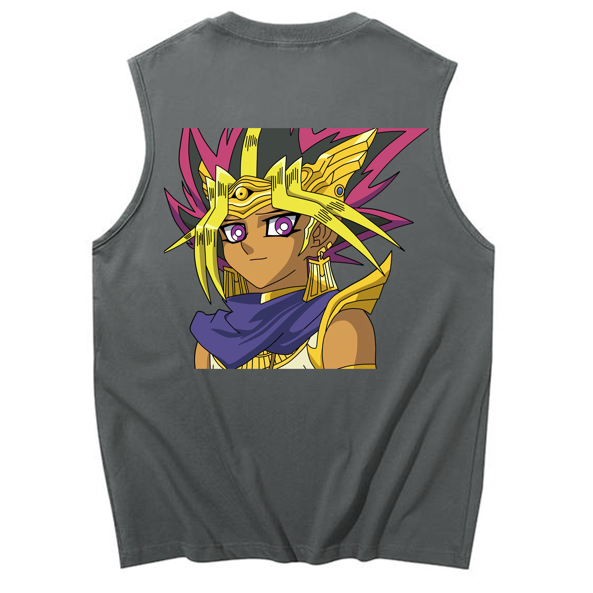 （画像用） 遊☆戯☆王 Yu-Gi-Oh! コットン100％タンクトップ（背面プリント）